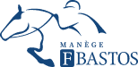 Logo Manege F Bastos, azul com transparencia